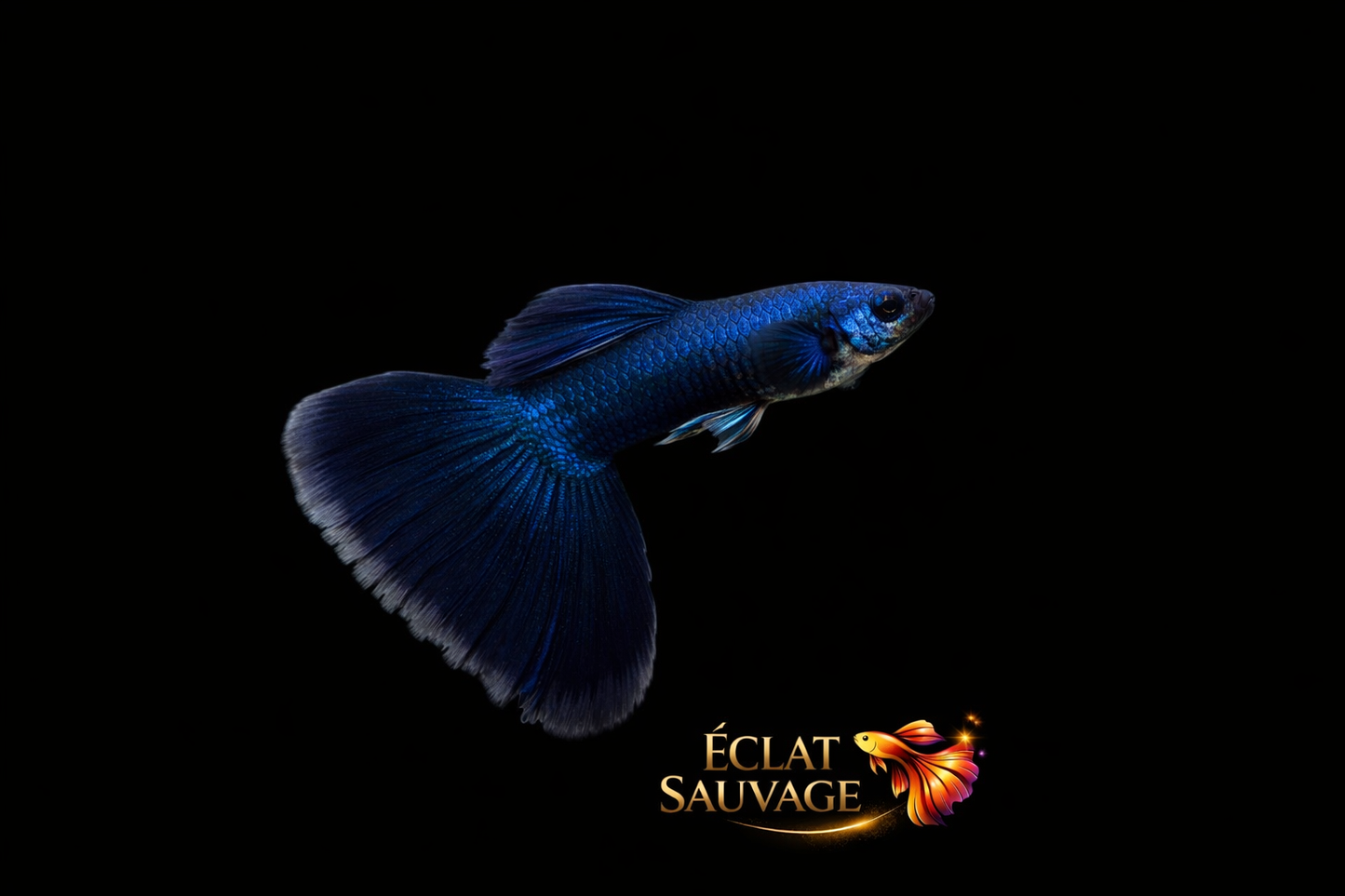 Guppy bleu de moscou